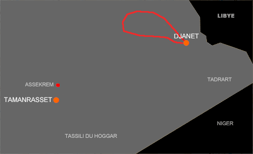 Afara - Désert Sahara près de Djanet